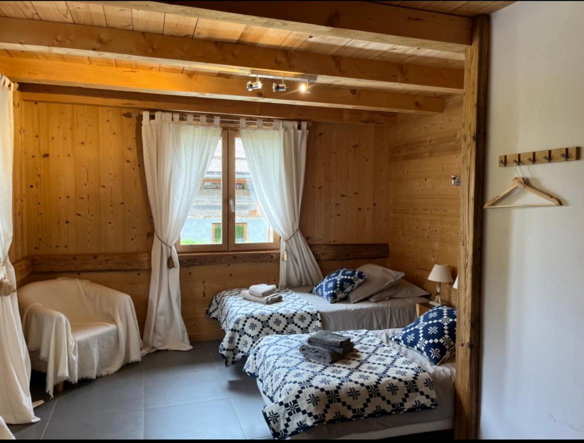Le Chalet Du Cret - 8 Pers, Tout Confort Avec Jacuzzi Notre-Dame-de-Bellecombe Kültér fotó